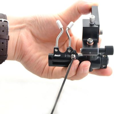 AMEYXGS Archery Drop Away Arrow Rest Cable Driven Metal Arrow Rest Rapid Adjustable Arrow Rest Right Left Hand Suit for Compound Bow Better Flight Arrow Accessory (Left Hand)