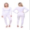 Ultra Dry Women Thermal Underwear Set; Base Layer Soft Fleece Lining Ladies 2 pc Top Shirt & Bottom Leggings Tights Long Johns(White, X-Small) view 1