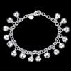 LRGKMCWTOB 925 Sterling Silver Popular Silver Jewelry Silver Jewelry Fashion Boutique Adjustable Bell Chain Bracelet Ladies Bracelet view 2
