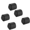 Alomejor 10pcs Pool Cue Tip Pool Cue hat Rubber Cover Billiards Cues Stick hat for Snooker Cue Tip Pool Billiards Accessories(Black) view 3