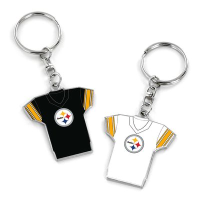 Aminco NFL Pittsburgh Steelers Home/Away Reversible Jersey Keychain