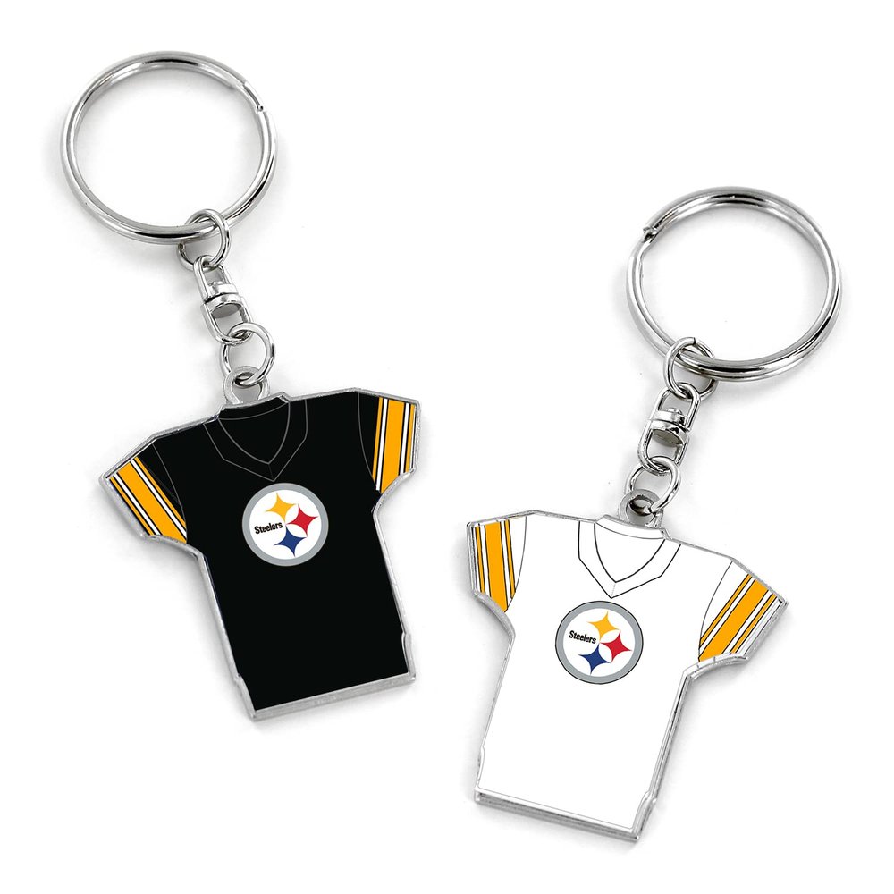 Aminco NFL Pittsburgh Steelers Home/Away Reversible Jersey Keychain