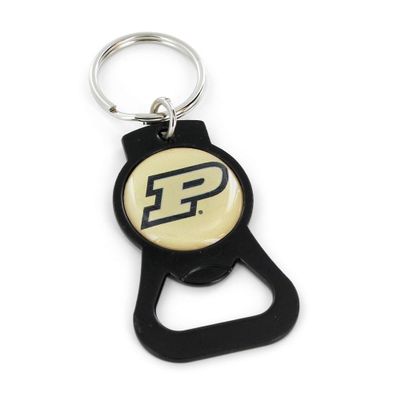 Aminco NCAA Purdue Boilermakers Bottle Opener Keychain, Team Color, 4