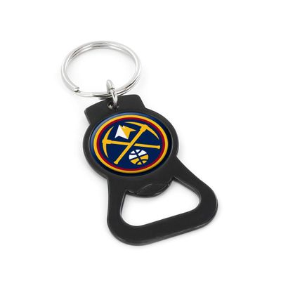 aminco NBA Denver Nuggets Bottle Opener Keychain, Team Color, 4 (NBA-BK-702-17-BK)