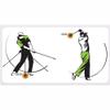 HALLINONE Golf Alignment Stick Swing Caddy Impact Swing Trainer Training Aid for Women Pink Color view 4