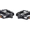 ZONKIE Mountain Bike Pedal, Aluminum Alloy Flat Platform Bicycle Pedals with Reflector for Road Bike and MTB, Sealed DU Bearing, Threads Size 1/2 Inch and 9/16 Inch view 3