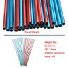 30Inch Archery Aluminum Arrow Shaft Spine 500 DIY Hunting Arrow Shaft for Compound Bow Recurve Bow Hunting Target Shooting (Blue, 6pcs) view 2