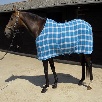 Rhinegold Unisex's Smart-Tec Waffle Rug, Turquoise, 6'0"