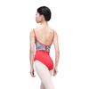 118141026 Camisole Dance Leotards Girls Water Drop Back Velvet Ballet Leotards (S, Red) view 3