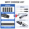 aiGear G2 Tactical Stick Hiking Walking Staff - Trekking Poles Outdoor Adjustable Hiking Stick for Camping Hiking 5 Tubes 40.5 inchwith Multitool view 4