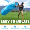 AlphaBeing Inflatable Lounger - Best Air Lounger for Travelling, Camping, Hiking - Ideal Inflatable Couch for Pool and Beach Parties - Perfect Air Chair for Picnics or Festivals view 3