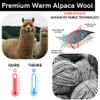 Pure Athlete Kids Alpaca Ski Socks - Warm Wool Ski Sock for Boys and Girls - Skiing, Snowboarding (1 Pair - Black, XS/S) view 3
