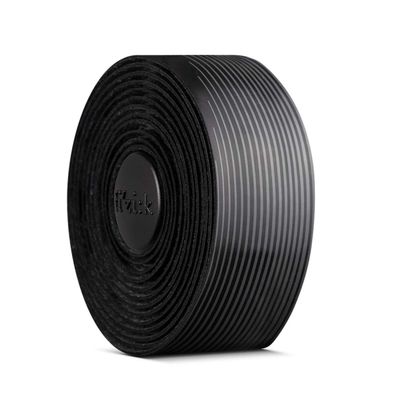 Fizik Vento Microtex Tacky,Road Cycling Racing bar Tape, Black/Grey, 2mm