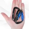 3 Heavy Duty Carabiner Clips 12kN (2697 lbs)-Lightweight Locking Carabiners for Securing PetsCamping, Hiking, HammockOutdoor and Gym etc, Keychains& Utility view 2