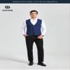 HISDERN Men's Suit Vest Business Formal Dress Waistcoat Vest with 3 Pockets for Suit or Tuxedo view 4