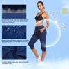 ChinFun Women's Outdoor Quick Dry Pants Breathable Water-Resistant UPF50+ Camping Hikking Capri Pants Navy XL view 3