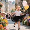 Otter MOMO Toddler/Little Girls Mary Jane Ballerina Flats Shoes Slip-on School Party Dress Black Shoes Size 10 view 2