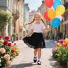 Otter MOMO Toddler/Little Girls Mary Jane Ballerina Flats Shoes Slip-on School Party Dress Black Shoes Size 10 view 3