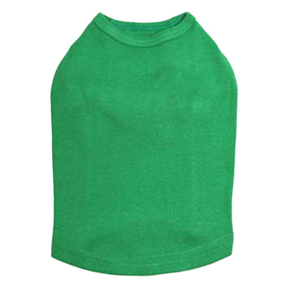 3XL - Kelly Green Plain, Blank Dog Tank/t-Shirt