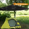 REDCAMP Hammock Rain Fly Camping Tarp Waterproof, 10x12ft Lightweight Backpacking Rain Tarp Shelter for Hiking Outdoor, Black view 3