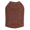 3XL - Brown Plain, Blank Dog Tank/t-Shirt view 1