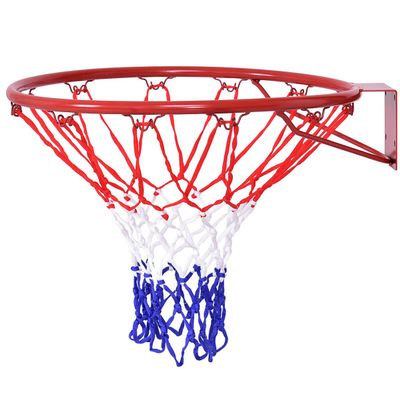 TimmyHouse Basketball Metal Ring Hoop Net Rim 18" Professional Size Wall Mounted Outdoor