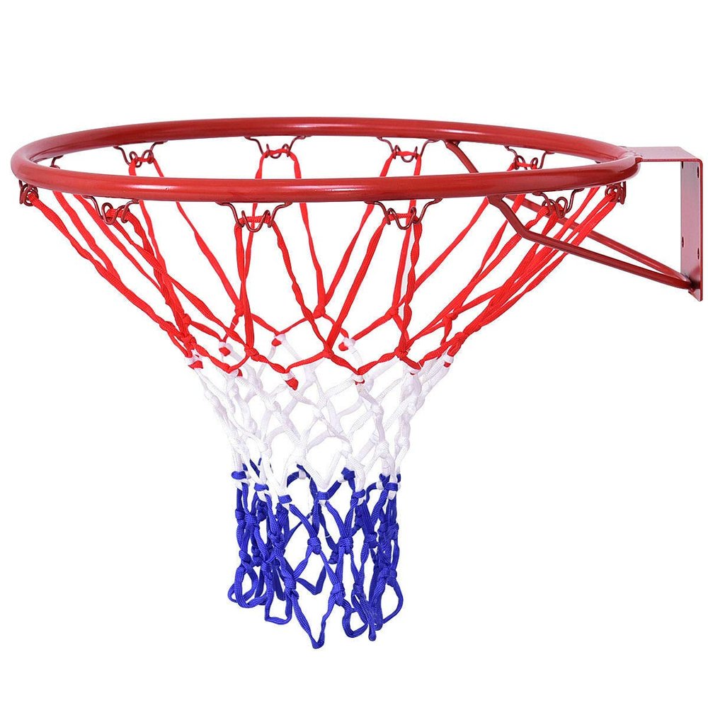 TimmyHouse Basketball Metal Ring Hoop Net Rim 18" Professional Size Wall Mounted Outdoor