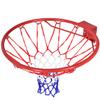 TimmyHouse Basketball Metal Ring Hoop Net Rim 18" Professional Size Wall Mounted Outdoor view 2