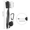 Minicartshop Golf Club Brush Golf Groove Cleaning Brush 2 Sided Golf Putter Wedge Ball Groove Cleaner Kit Cleaning Tool Golf Accessories (Blue) view 2