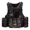 UNISTRENGH Tactical MOLLE Vest Military Airsoft Vest Adjustable Breathable Combat Training Vest for Outdoor Hunting,Fishing,Army Fans,CS War&Survival Game, Combat Training (Black-scorpion Camouflage) view 1