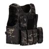 UNISTRENGH Tactical MOLLE Vest Military Airsoft Vest Adjustable Breathable Combat Training Vest for Outdoor Hunting,Fishing,Army Fans,CS War&Survival Game, Combat Training (Black-scorpion Camouflage) view 2