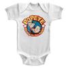 A&E Designs Popeye Infant Romper Strong to The Finish White, 6M view 1