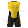 Sparx X Triathlon Suit Men Racing Tri Cycling Skin Suit Bike Swim Run (Yellow_Elite, 2XL) view 2