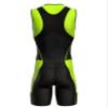 Sparx X Triathlon Suit Men Racing Tri Cycling Skin Suit Bike Swim Run (Hiviz_Elite, Small) view 4