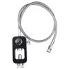IORMAN DIN Valve Scuba Adapter 4500psi High Pressure PCP Paintball HPA Tank Fill Station (Stainless Steel Braided) view 1