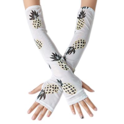 FANCY PUMPKIN Stylish Women Arm Sleeves UV Protection Sleeves for Cycling/Driving/Golf/Gardening, E-17
