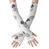 FANCY PUMPKIN Stylish Women Arm Sleeves UV Protection Sleeves for Cycling/Driving/Golf/Gardening, E-17 view 1