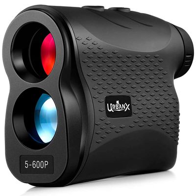 UrbanX Golf & Hunting Rangefinder Digital with 6X Monocular - 500 Yard Laser Four Mode Rangefinder for Golfing with Accurate Scan, Slope Function, Pin-Seeker & Flag-Lock