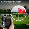 UrbanX Golf & Hunting Rangefinder Digital with 6X Monocular - 500 Yard Laser Four Mode Rangefinder for Golfing with Accurate Scan, Slope Function, Pin-Seeker & Flag-Lock view 3