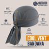 OutdoorEssentials Cooling Helmet Liner - Motorcycle Headwraps for Men - Do Rag Bandanas for Men - Bandana Skull Cap Biker Cap view 3
