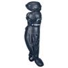 Champro Optimus MVP Double Knee Baseball Catchers Leg Guards, 12" Shin Length, Navy, CG111NY view 2