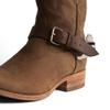 Hide & Drink, Sturdy Durable Leather Single Spur Straps (2 Pieces), Cowboy Outfit Boots, Rodeo, Western, Equipment, Classic Vintage Style, Handmade (Bourbon Brown) view 2