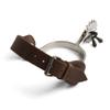 Hide & Drink, Sturdy Durable Leather Single Spur Straps (2 Pieces), Cowboy Outfit Boots, Rodeo, Western, Equipment, Classic Vintage Style, Handmade (Bourbon Brown) view 3