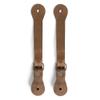 Hide & Drink, Sturdy Durable Leather Single Spur Straps (2 Pieces), Cowboy Outfit Boots, Rodeo, Western, Equipment, Classic Vintage Style, Handmade (Bourbon Brown) view 4