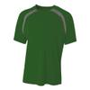 Adult Large Forest/Graphite Color Block Short Sleeve Crew view 1