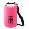ACEVER Outdoor Dry Sack/Floating Waterproof Bag 2L/3L/5L/10L/15L/20L/30L for Boating, Kayaking, Hiking, Snowboarding, Camping, Rafting, Fishing and Backpacking (Pink, 15L) view 1