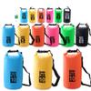 ACEVER Outdoor Dry Sack/Floating Waterproof Bag 2L/3L/5L/10L/15L/20L/30L for Boating, Kayaking, Hiking, Snowboarding, Camping, Rafting, Fishing and Backpacking (Pink, 15L) view 2