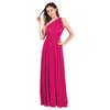IBTOM CASTLE Convertible Warp Maxi Dress Multi Way Wear Party Wedding Bridesmaid Long Dresses Deep Rose L(US 10) view 1