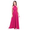 IBTOM CASTLE Convertible Warp Maxi Dress Multi Way Wear Party Wedding Bridesmaid Long Dresses Deep Rose L(US 10) view 2