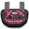 Battle Nightmare Chrome Football Back Plate - Adult, Black/Pink (24ACPUR999) view 1